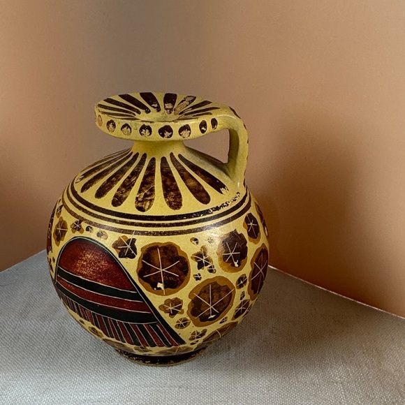 Other - Vintage Handmade ceramic reproduction of an ancient Greek aryballos oil jar.